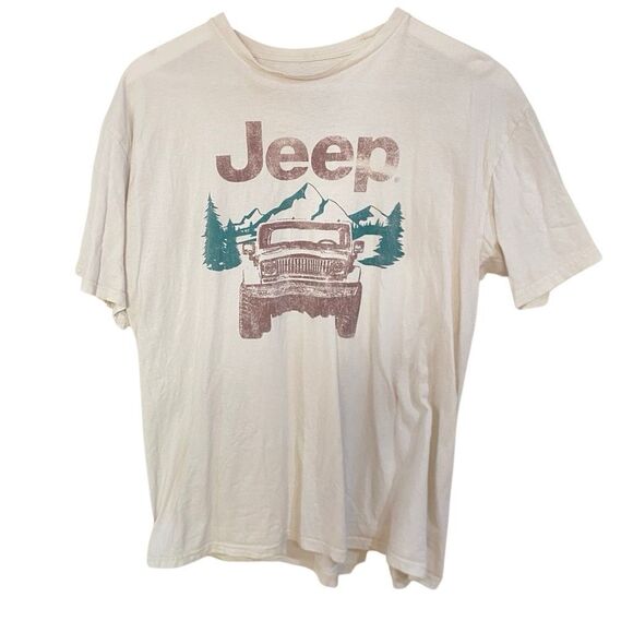 Jeep Spirit 1941 short sleeve graphic tshirt distressed large - Picture 1 of 4